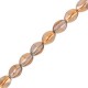 Czech Pinch beads 5x3mm Crystal sunset 00030/27137